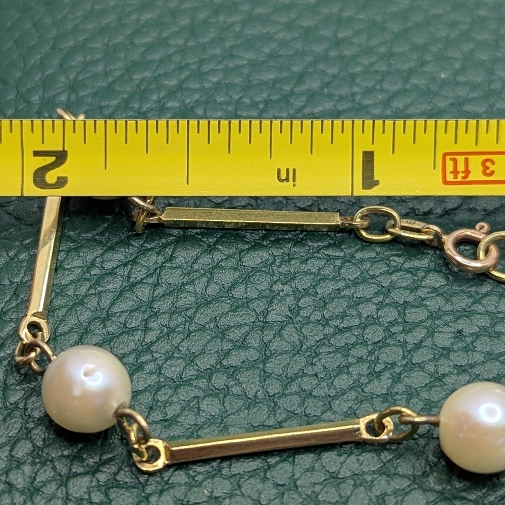 ✨ 8K Gold Natural Pearl Necklace ✨ - Picture 6 of 11